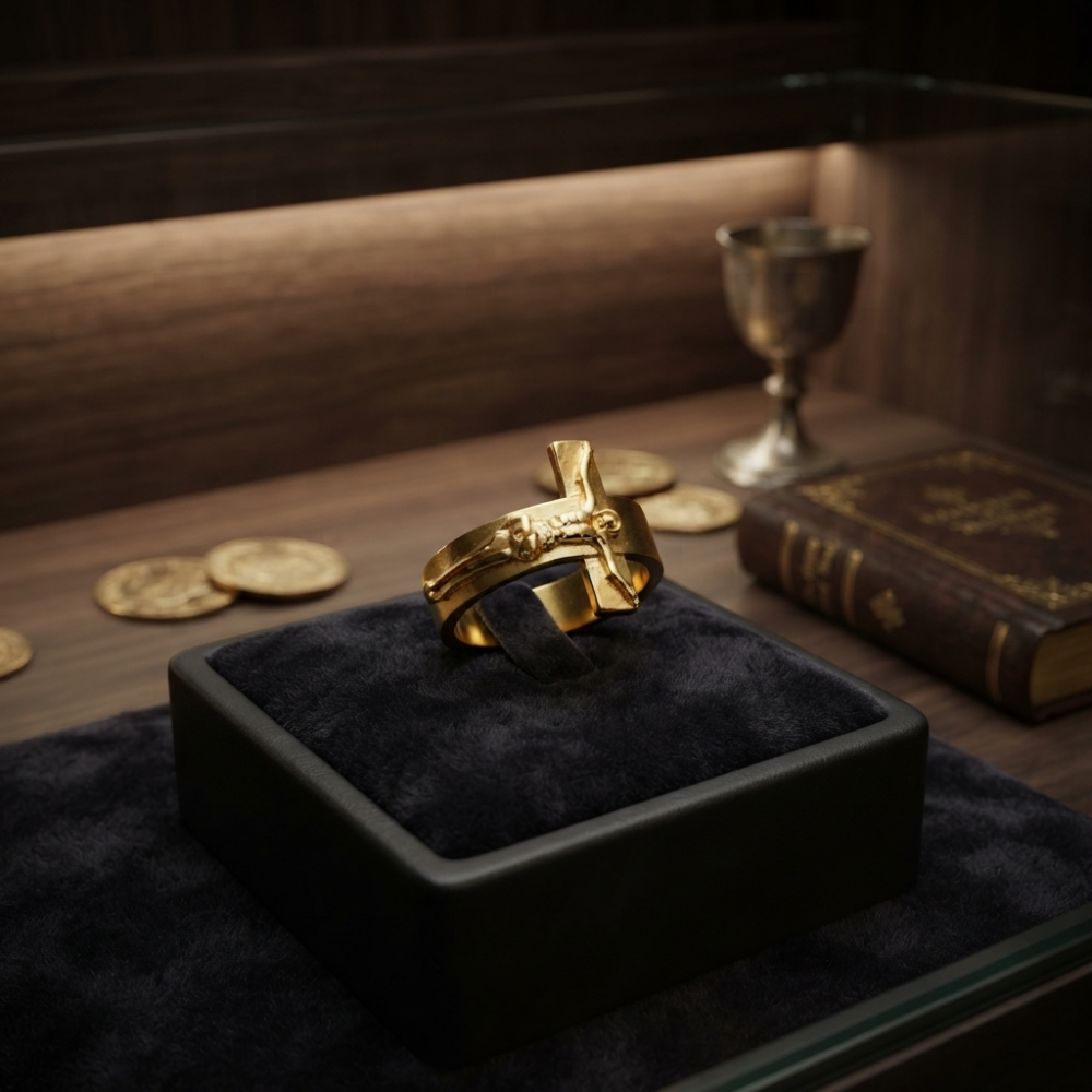 Jesus Christ Ring - in Gold