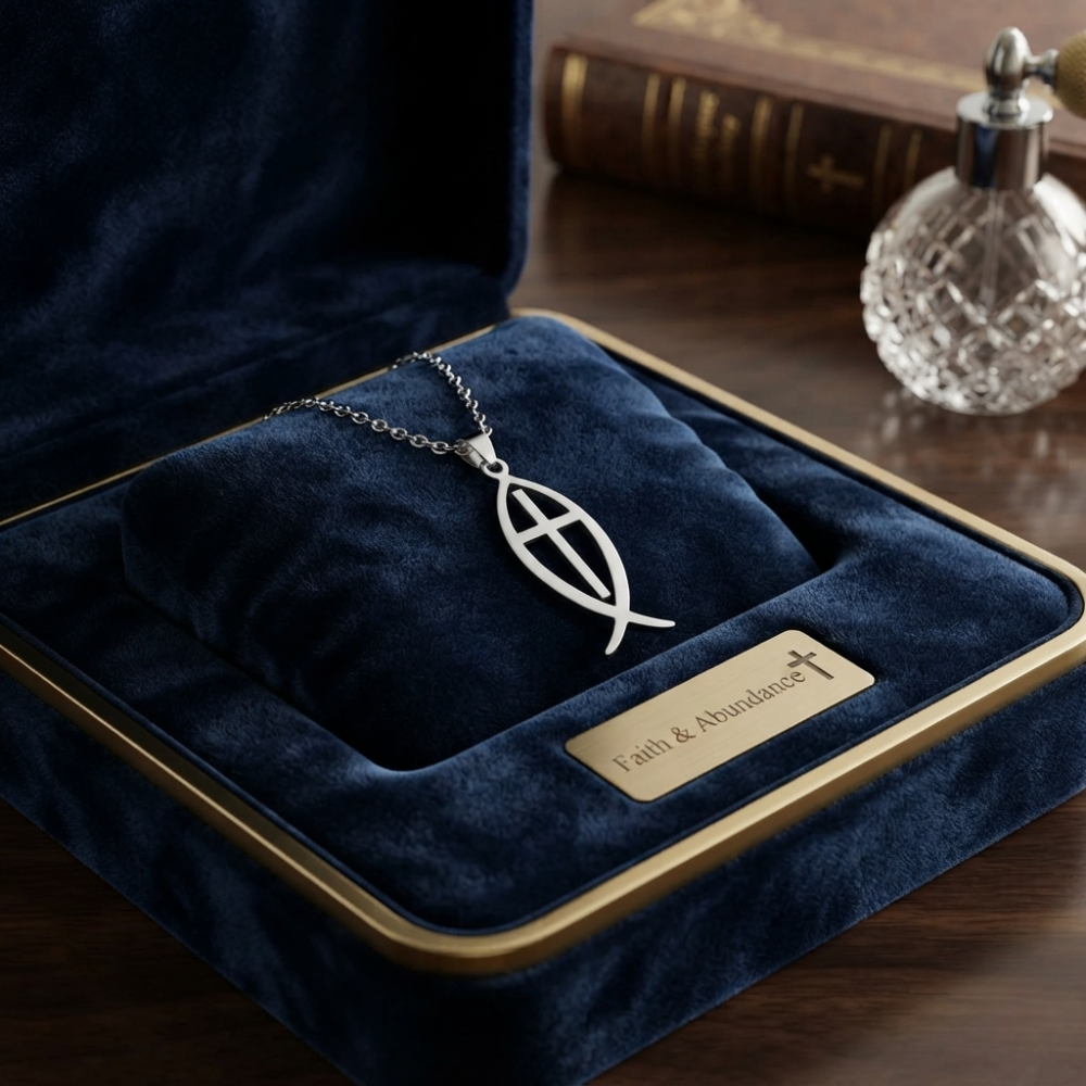 Ichthys Christian Necklace for Women