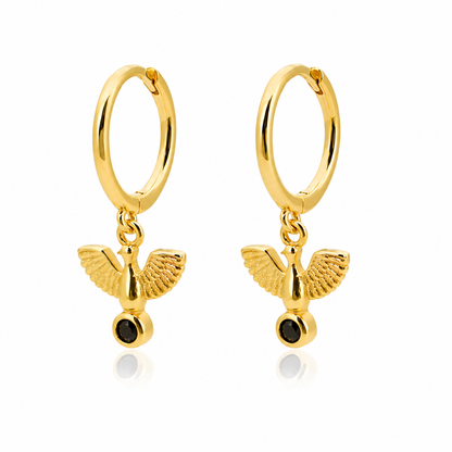 Holy Spirit Dove Earrings – in Gold for Women