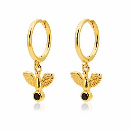 Holy Spirit Dove Earrings – in Gold for Women