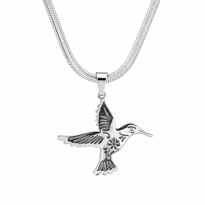 Holy Spirit Dove Necklace for Women – Laminated Silver