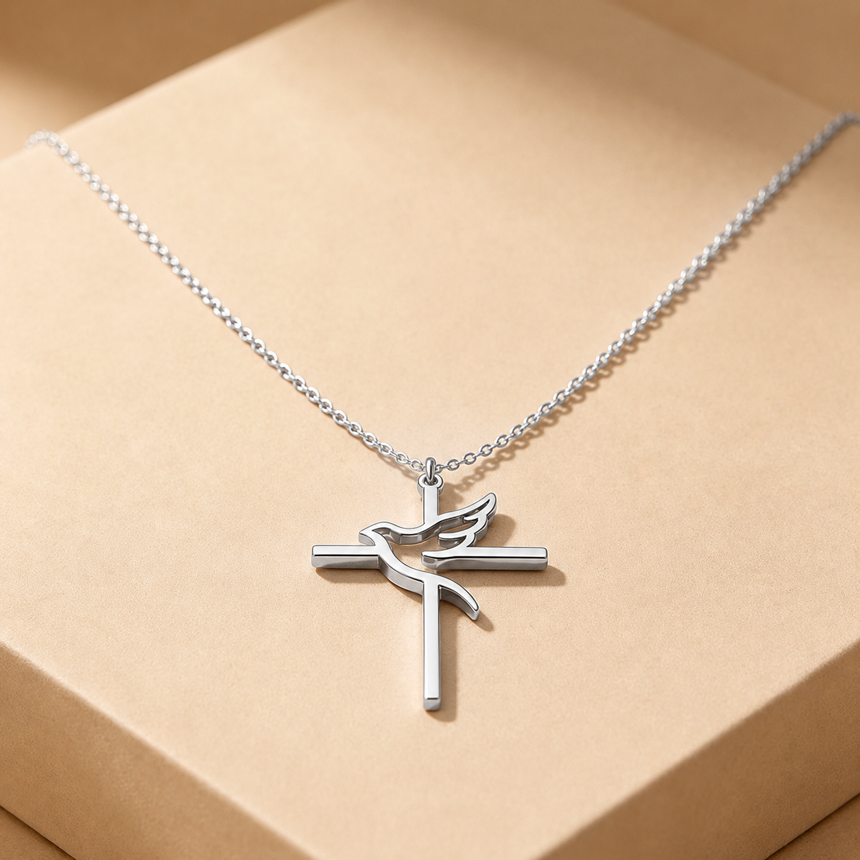 Cross & Peace Dove feminine