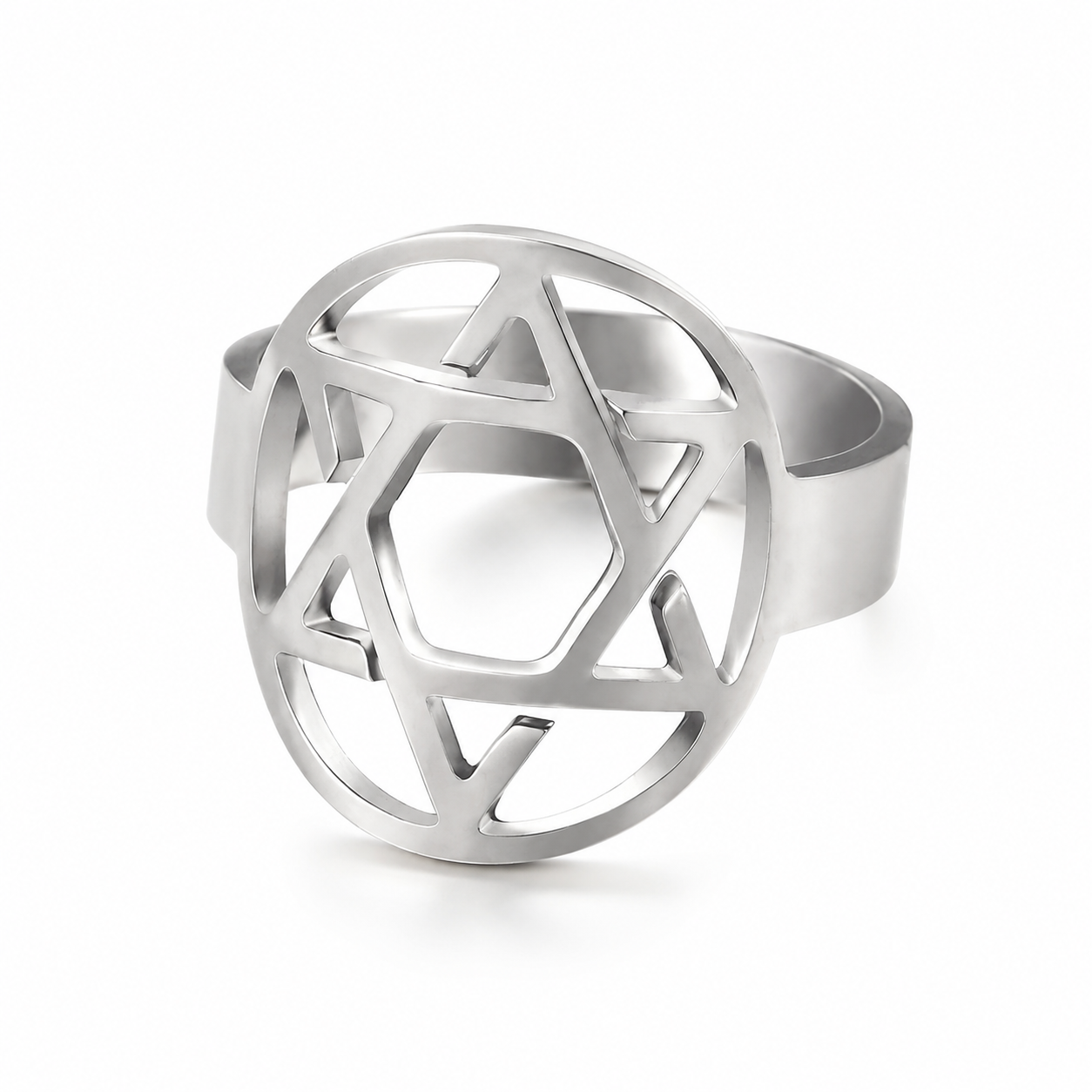 Star of David Ring – Adjustable Unisex