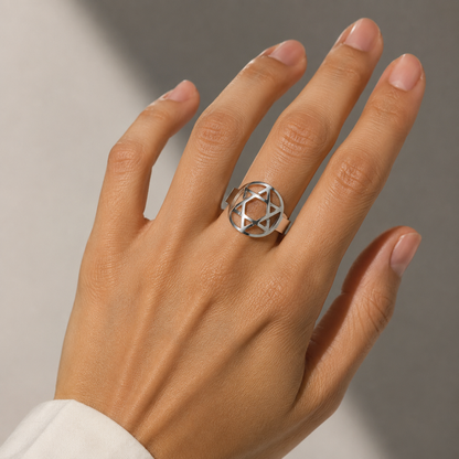 Star of David Ring christian