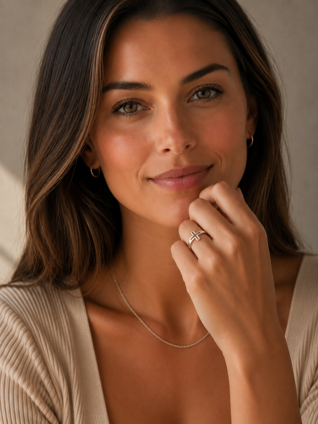 Christian Cross Ring 