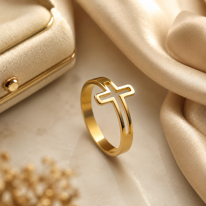 Christian Cross Ring 
