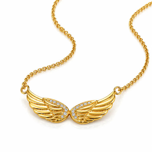 Angel Wings Necklace – Faith Pendant