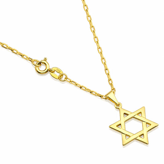 Star of David Necklace – in Gold Unisex