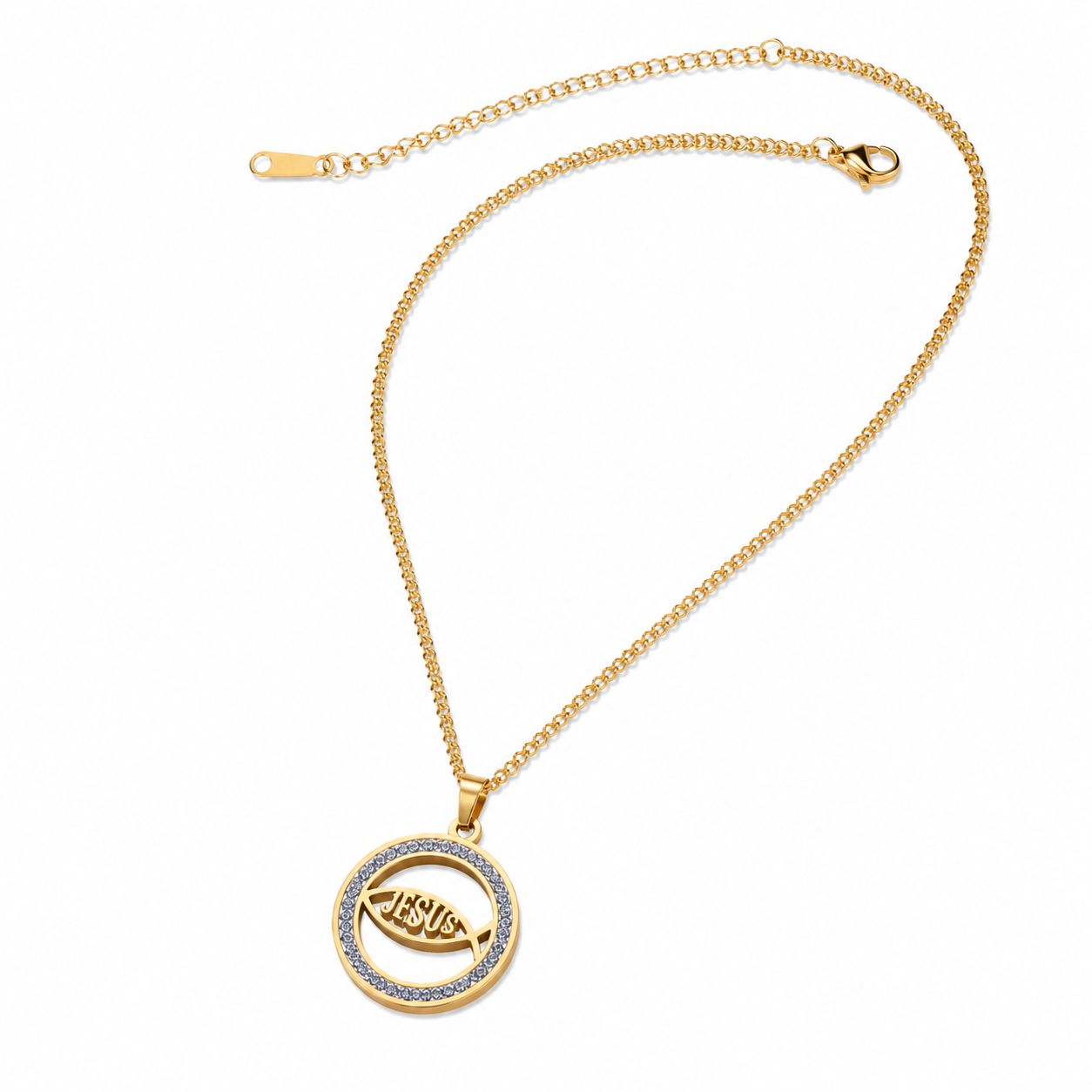 Ichthys Fish Necklace – Christian Pendant 