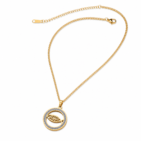 Ichthys Fish Necklace – Christian Pendant 