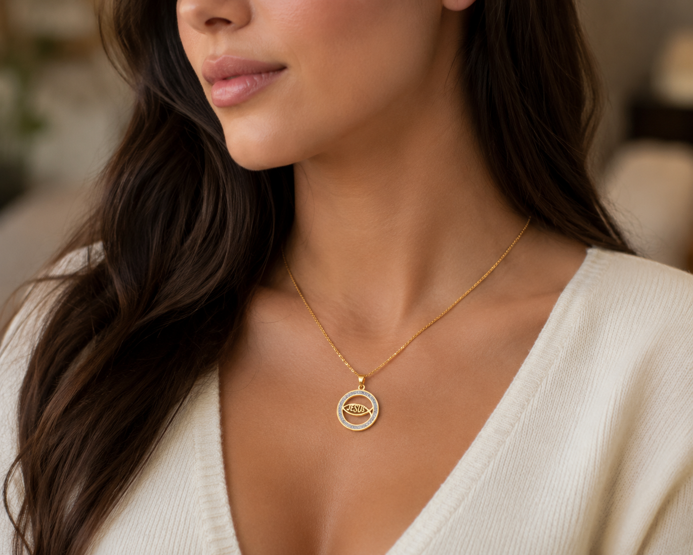Ichthys Fish Necklace