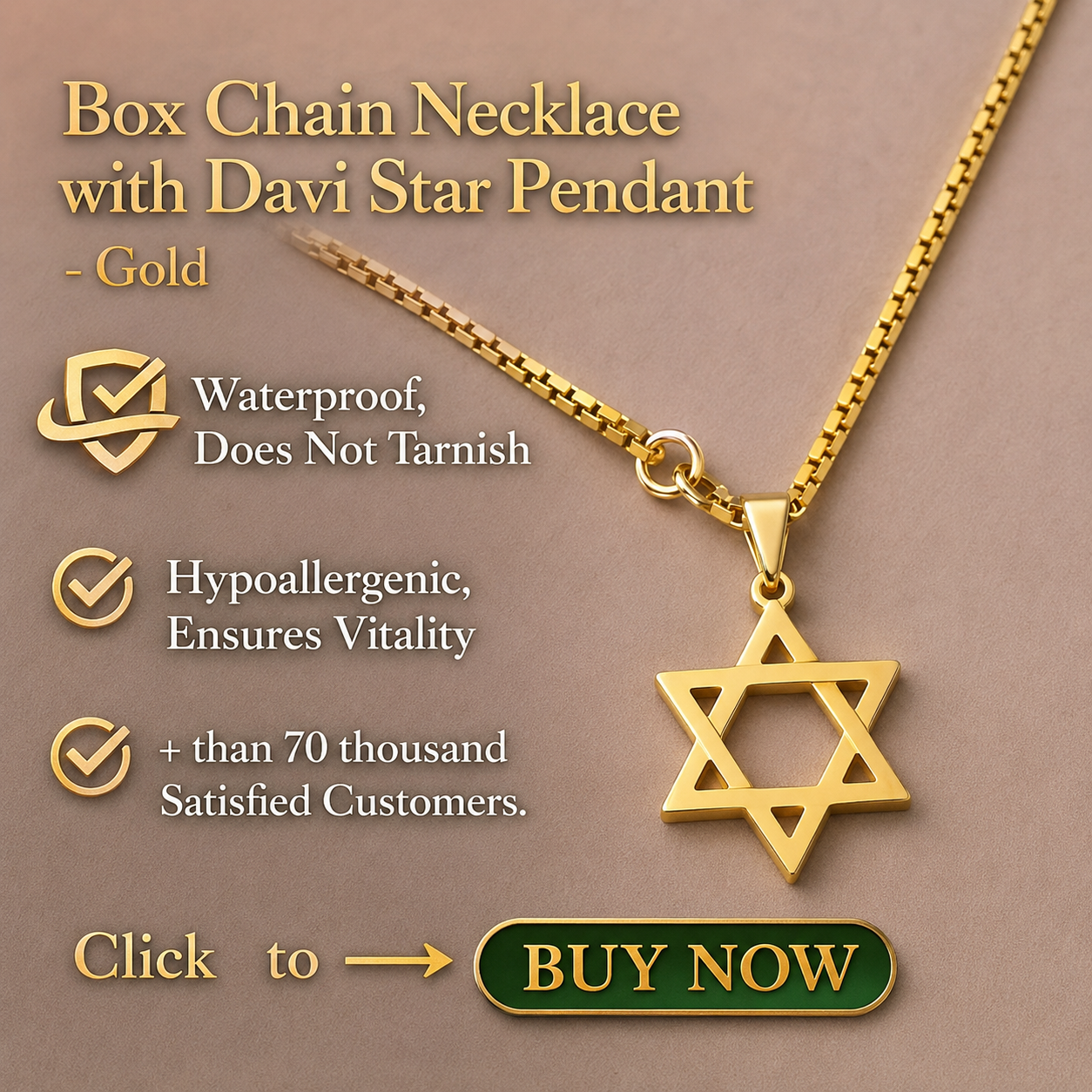 Star of David Necklace christian
