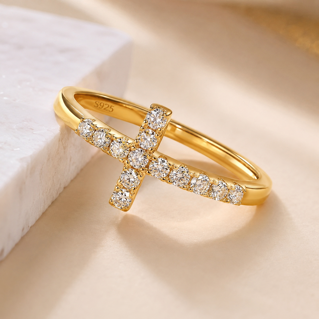 Cross Ring Feminine