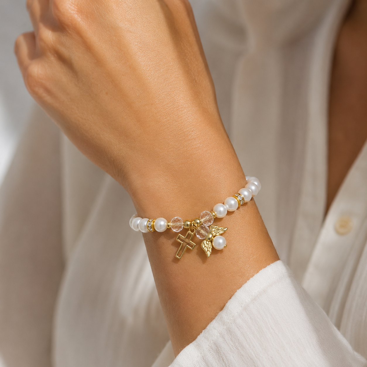 Women's Adjustable Religious Bracelet