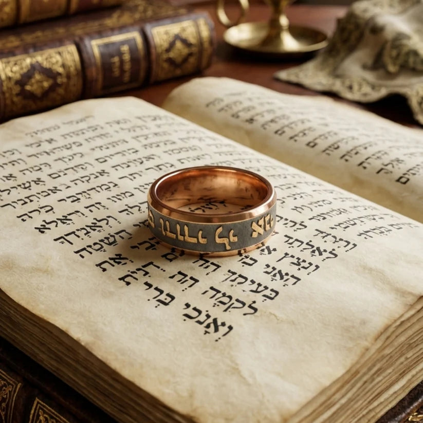 Hebrew Israel ring