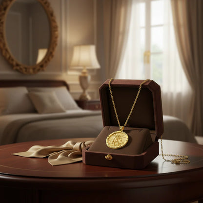 Michael Archangel Necklace – in Gold