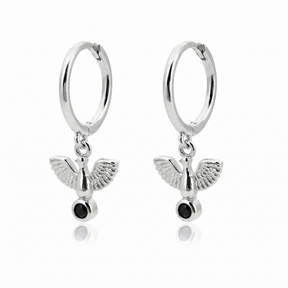 Holy Spirit Dove Earrings – in Silver for Women