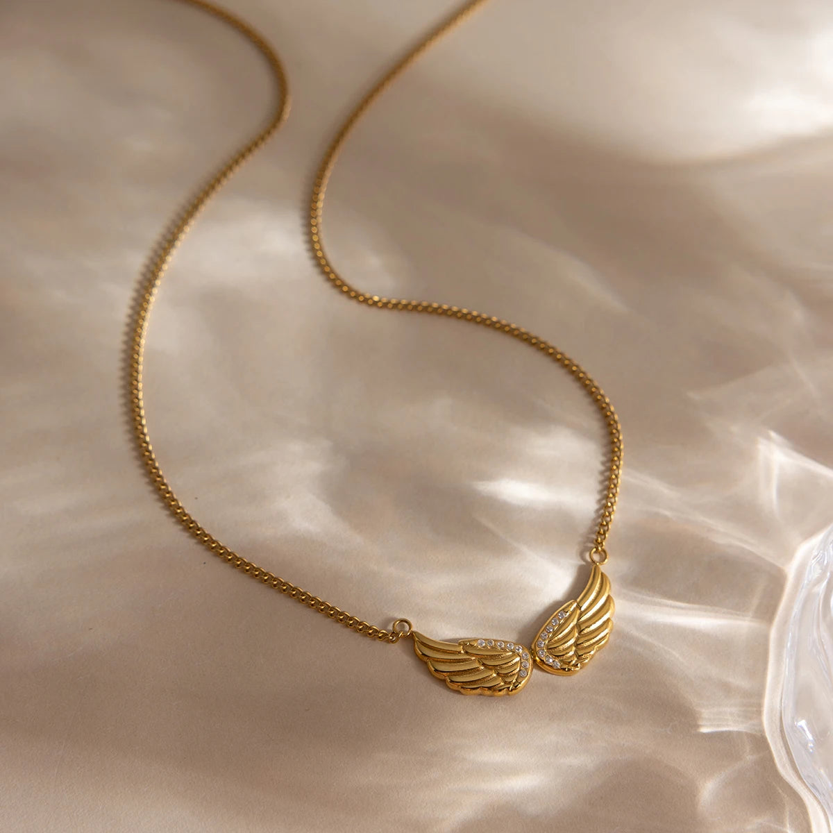 Angel Wings Necklace Faith Pendant