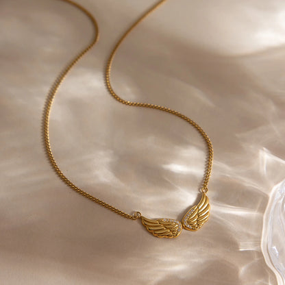 Angel Wings Necklace Faith Pendant