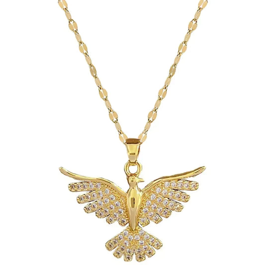 Holy Spirit Dove Necklace for Women – Gold