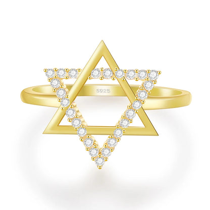 Star of David Ring – in Gold for Men & Women