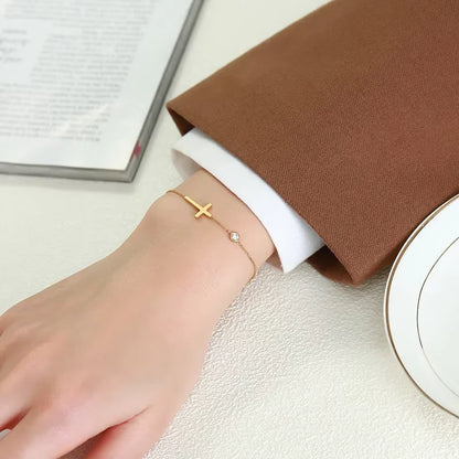 Cross Bracelet – Adjustable