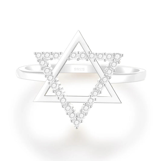 Star of David Ring – in Silver for Men & Women
