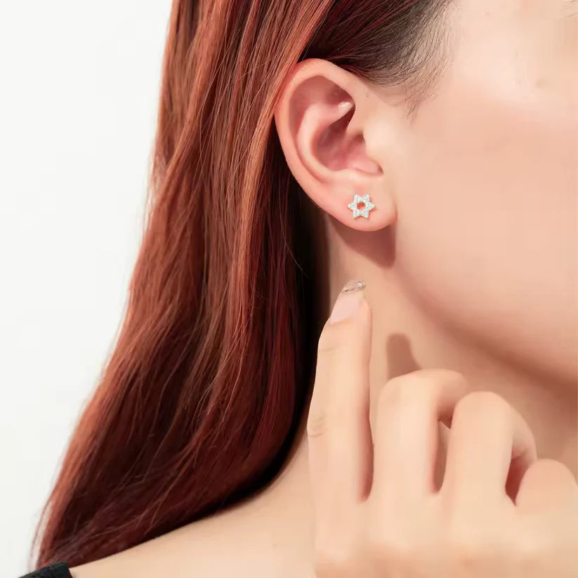 Star of David Earrings – in Gold