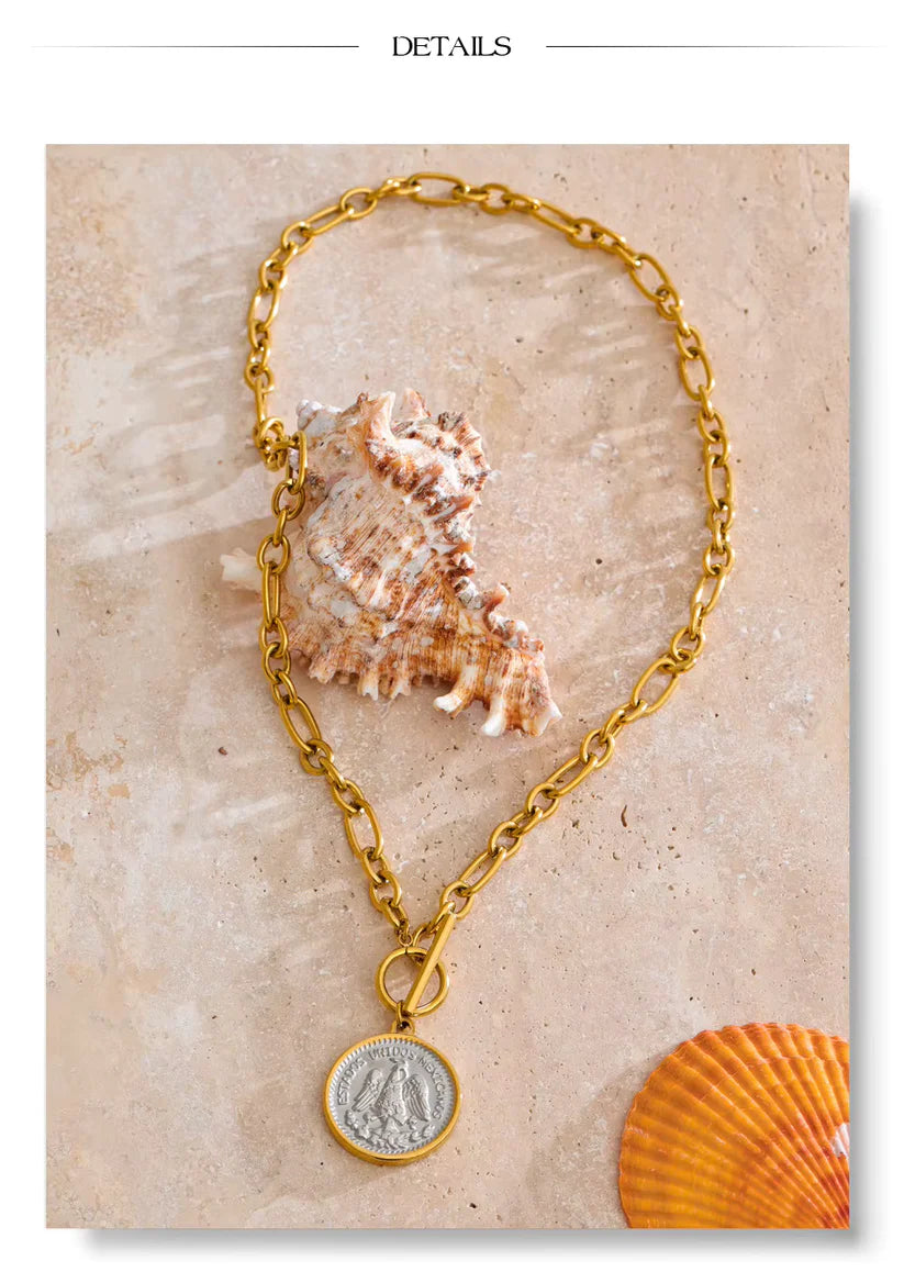 Cherub Necklace – in Gold Christian Angel Pendant