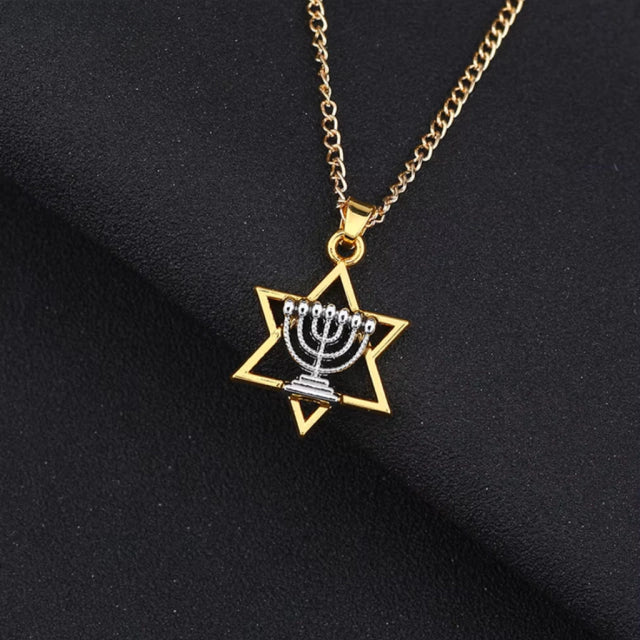 Star of David & Menorah