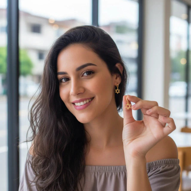 Star of David Earrings 