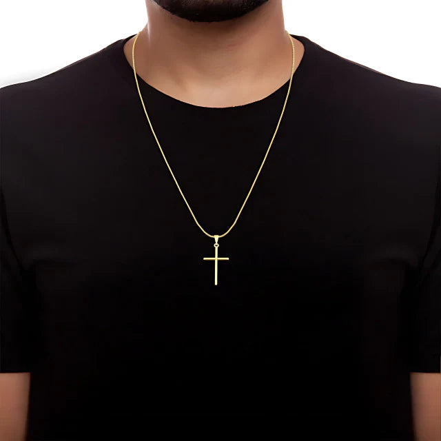 Venetian Chain Cross Necklace